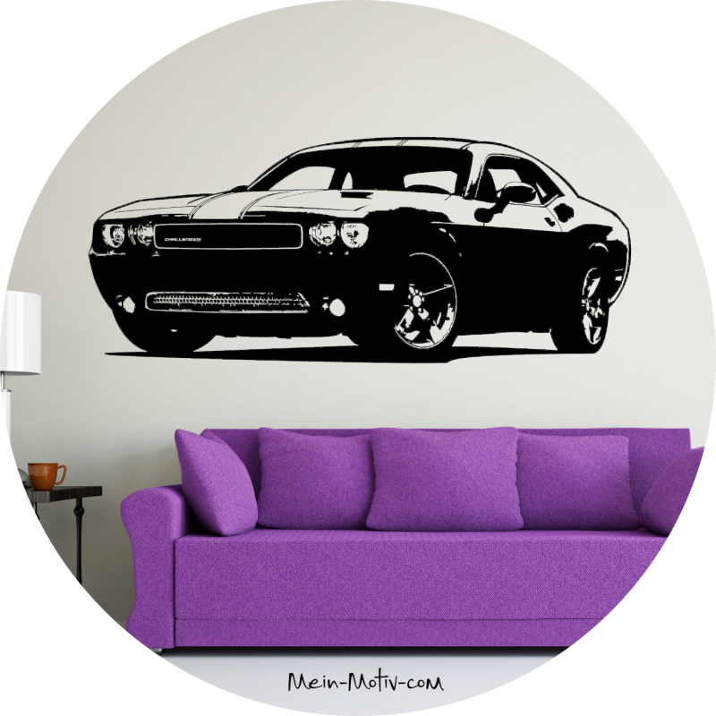 Wandtattoo 13100 Dodge Challenger - Fast and Furious 6